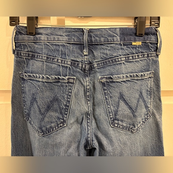 MOTHER The Twister Sneak Fray High-Rise
Wide-Leg Jeans Which is Witch 25 - Picture 4 of 8